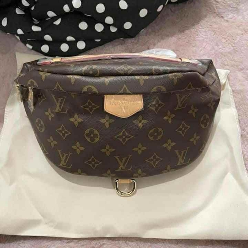 Louis Vuitton Brown Monogram Crossbody Belt Bag